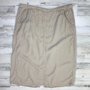 Natural Origins Khaki Skirt 3X